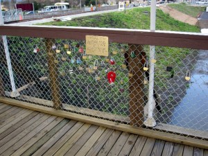 Love Lock Bridge's Fuzzy Addition