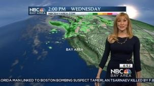 Meteorologist Christina Loren has your Bay Area weather forecast.