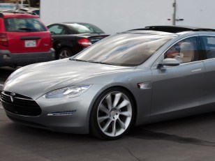Reckless Tesla Driver Costs Startup Spandex-Clad Friends