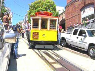 New Cable Car Rolls Into Spotlight