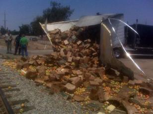 Amtrak Collision Leads to Big Tomato Mess