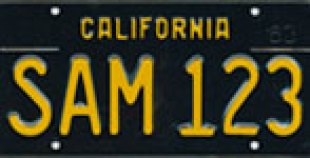  Calif. DMV May Reissue "Vintage" Classic License Plates