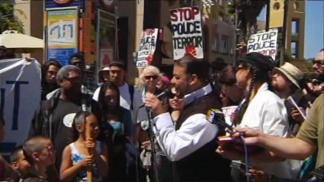 Johannes Mehserle Protest Stays Peaceful