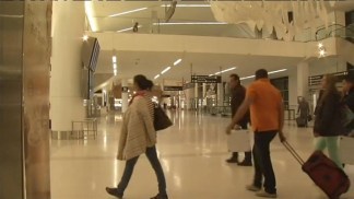 Travelers Stranded by Sandy Camp Out at SFO