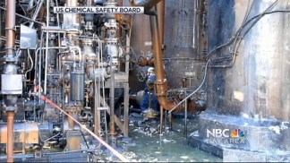 First Photos From Inside Richmond Refinery