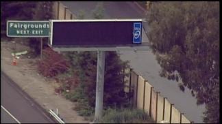 Raw Video: Amber Alert Signs Light Up