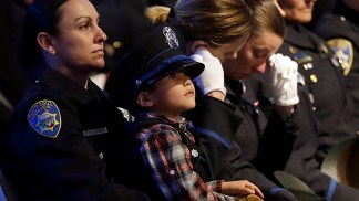 Memorial Service For Santa Cruz Police Officers