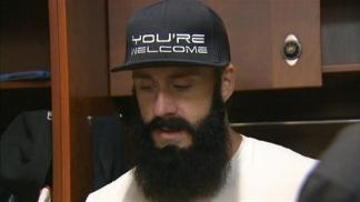 Raw Video: Brian Wilson on Season Ending Injury