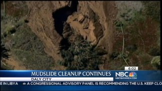 Crews Clean Up Daly City Mudslide, Fear Rain