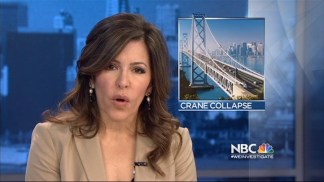 Crane, Metal Scaffold Collapse at New Bay Bridge