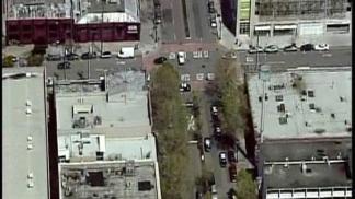 Raw Video: Oakland Police Surround Building