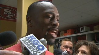 Raw Video: 49er Vernon Davis on Hero Status