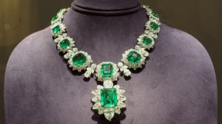 First Look: Elizabeth Taylor's Spectacular Jewelry, Fashion On Display at Christie's