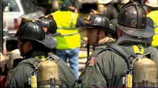 Raw Video: Firefighter Killed on the Job in SF
