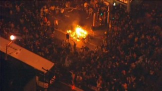 Raw Video: Fire at Mission and 19th in San Francisco