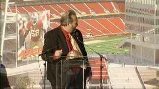 Mayor Jamie Matthews At 49ers Groundbreaking
