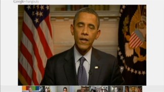 Raw Video: Pres. Obama on Google+ Hangout