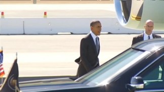 Raw Video: Obama Lands At SFO