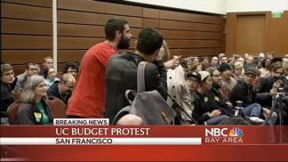 Protesters Disrupt UC Regents