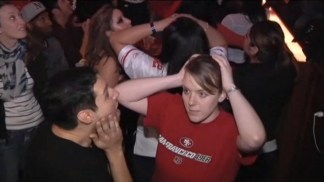 Raw Video: 49ers Fans React to Super Bowl Loss