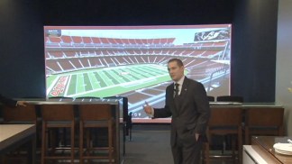 Raw Video: 49ers Walk Through Stadium Suite of the Future