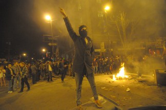 Overnight Riot on Cal Campus