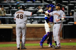Images: Giants Take Double Header vs Mets
