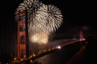 Golden Gate Bridge 75th Fireworks