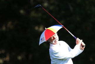 Celebs, Pros at Pebble Beach Pro-Am Golf