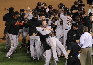 Giants Celebrate World Series Victory