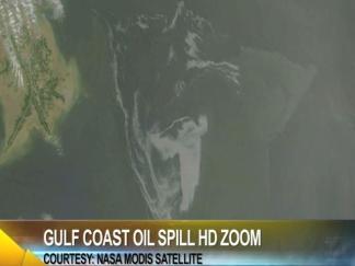 Gulf Oil Spill Update:  HD Imagery and Projected Path