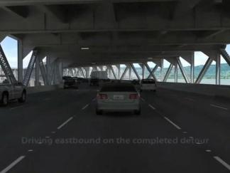 Eastbound Bay Bridge Simulation Post Labor Day
