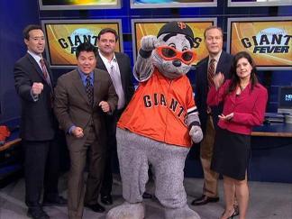 Lou Seal Stops By NBC Bay Area