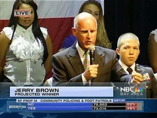 Raw Video: Jerry Brown Wins