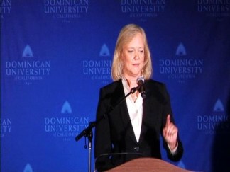Raw Video: Meg Whitman in the Spin Room