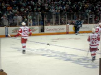 RAW VIDEO: Fans Throw Shark on Ice