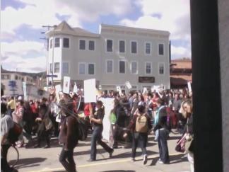 Students Take to the Streets in Berkeley
