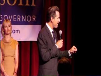 Raw Video: Newsom Wins Lt. Gov Nomination