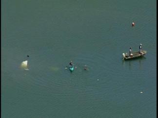 Raw Video: Small Plane Plunges Into Peninsula Lagoon