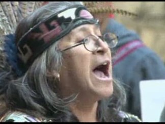 Protestors Gather Outside Trial (RAW)
