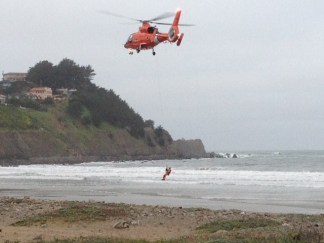 Coast Guard Crews Help Pacifica Sailboat in Distress