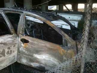 Cab Crashes, Catches Fire in San Francisco