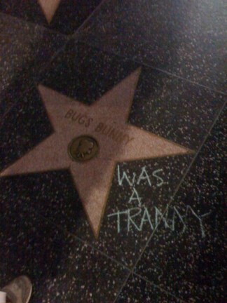 Prop. 8 Protestors Chalk Out Hollywood Stars