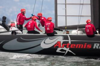 America's Cup Sailors Show Off Their Muscles