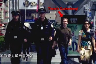 Zuckerberg Caught on Vacation in Chinese Doc
