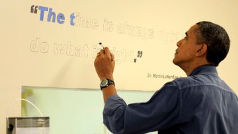 On 2nd Term Eve, Obama Cites Commitment to Service