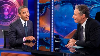 Obama Defends Libya Response on "Daily Show"