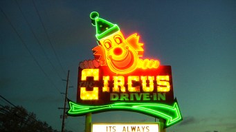 Car Side Service with a Smile at the Circus Drive-In