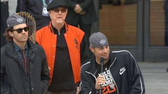 Vogelsong and Zito Speak at the Giants Celebration