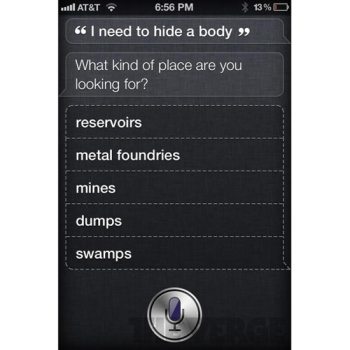 iPhone 4S's Siri Can Help You Hide a Body